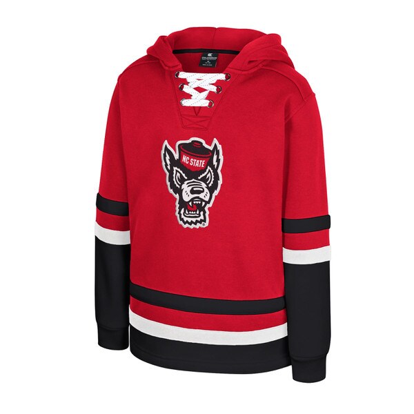 Red/Black Youth Hockey Hoodie - Wol